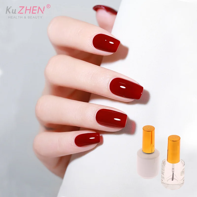 5-15 مللي الأزرق تعتيم زجاجة طلاء الأظافر مع فرشاة فارغة عبوة زجاجة زجاجة صمغ عينة صغيرة جيل للأظافر البولندية الحاويات الزجاج