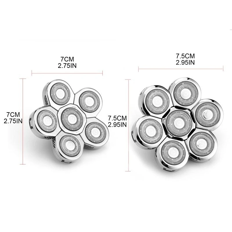 96GF Electric Shaver 6/7 Cutter Floating for Head Waterproof Stainless Steel for Razo