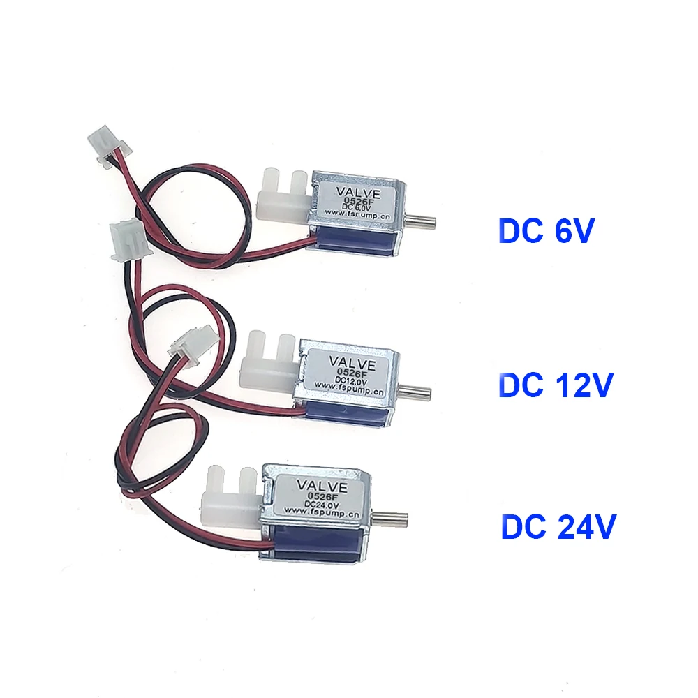 

1PCS 4mm Port DC 6V 12V 24V 2-position 3-way Air Valve Mini Micro Electric Solenoid Valve exhaust switch Air gas Valve