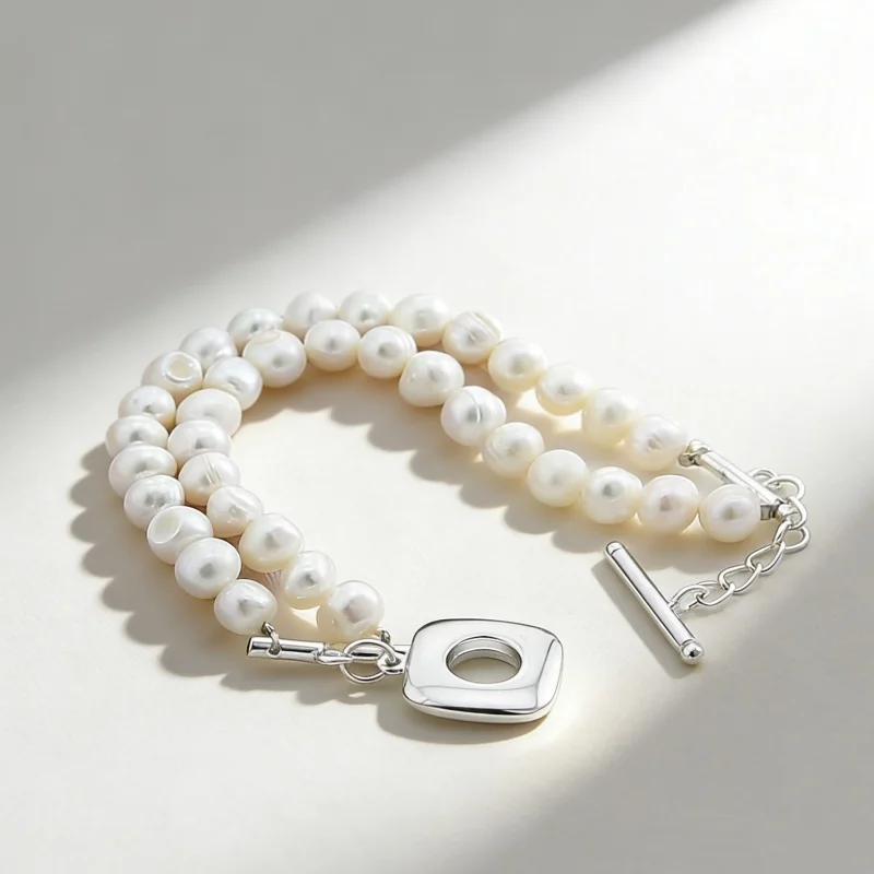 Luxury Brand New 925 Silver Charm Bracelet Fashion Natural Freshwater Pearl Bracelet Women Female Best Gift