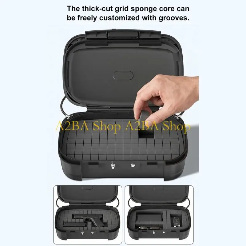 A2BA Travel Valuables Lock Case for Daily Carry on Beach and Pool Days