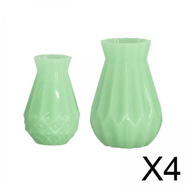 

1 12 Dollhouse Miniature Flower Vase PVC Decor Accessories Modern Potted Plant for Dollhouse Bedroom