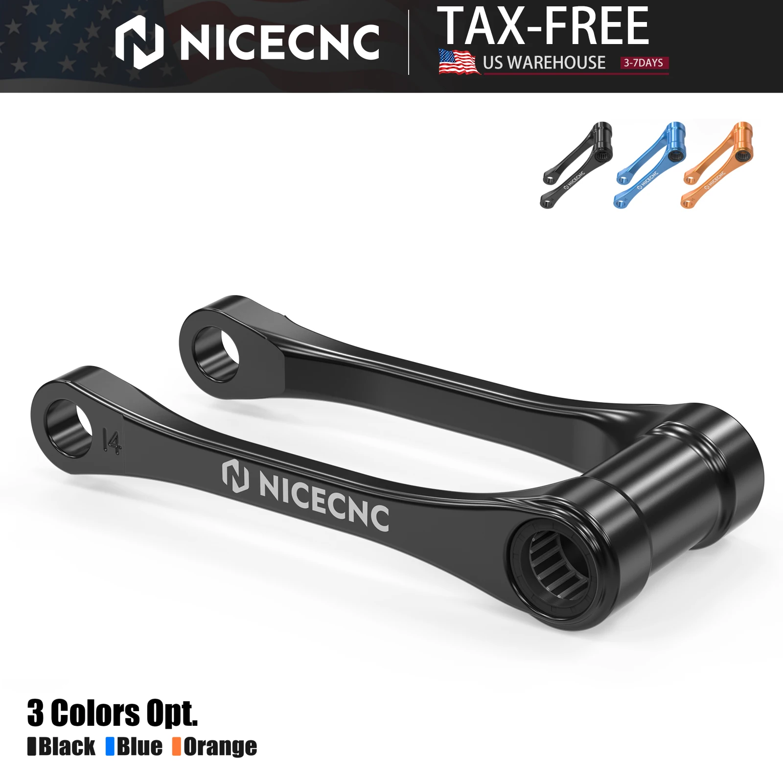 

NICECNC For KTM SX 125 SXF 450 XC XCF 2023 2024 Lowering Link lower 1.5″ For GasGas Husqvarna TE 300 FE 450 GasGas EC 250 EC 300