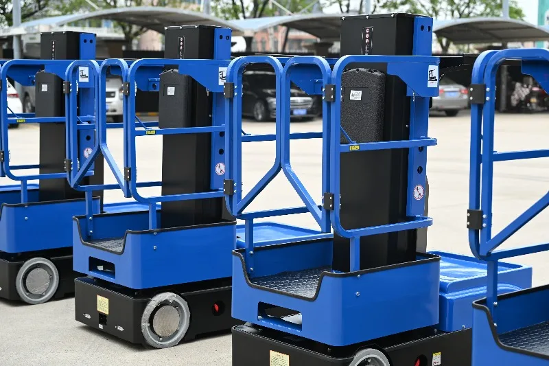 Aerial Order Picker Standing Full Electric Self Propelled 3000/4000mm Lifting Height Warehouse Order Picking Equipment