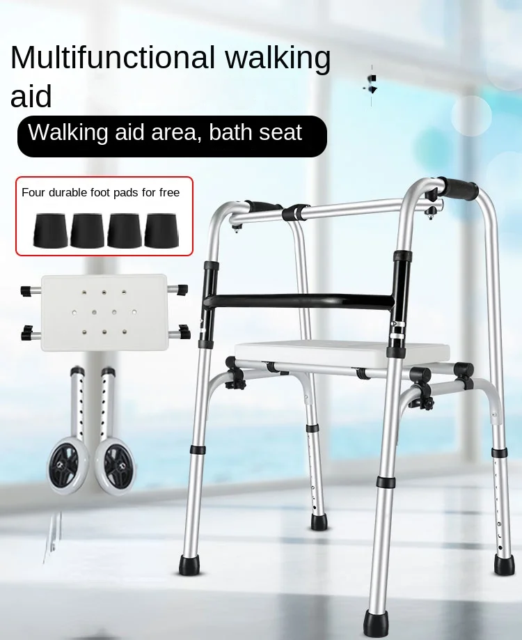 Multi-functional assistance for the elderly walker