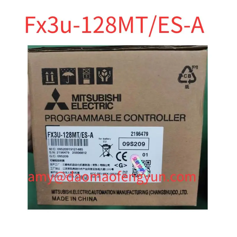 Brand new  Fx3u-128MT/ES-A Genuine  PLC  Fx3u-128MT ES-A