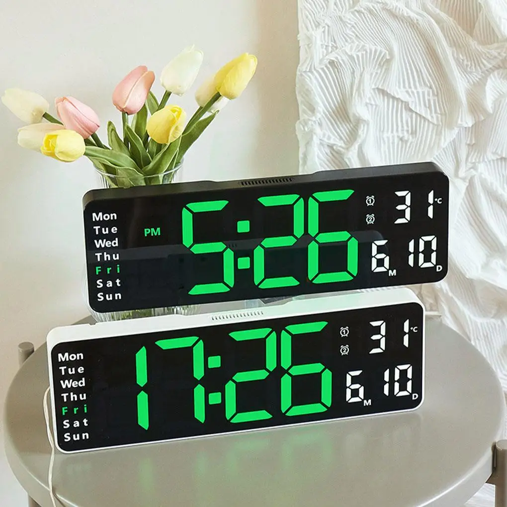 Digital Wall Clock Timing Brightness Count-down Table Clock With Remote Control Large Digital Display And Precision