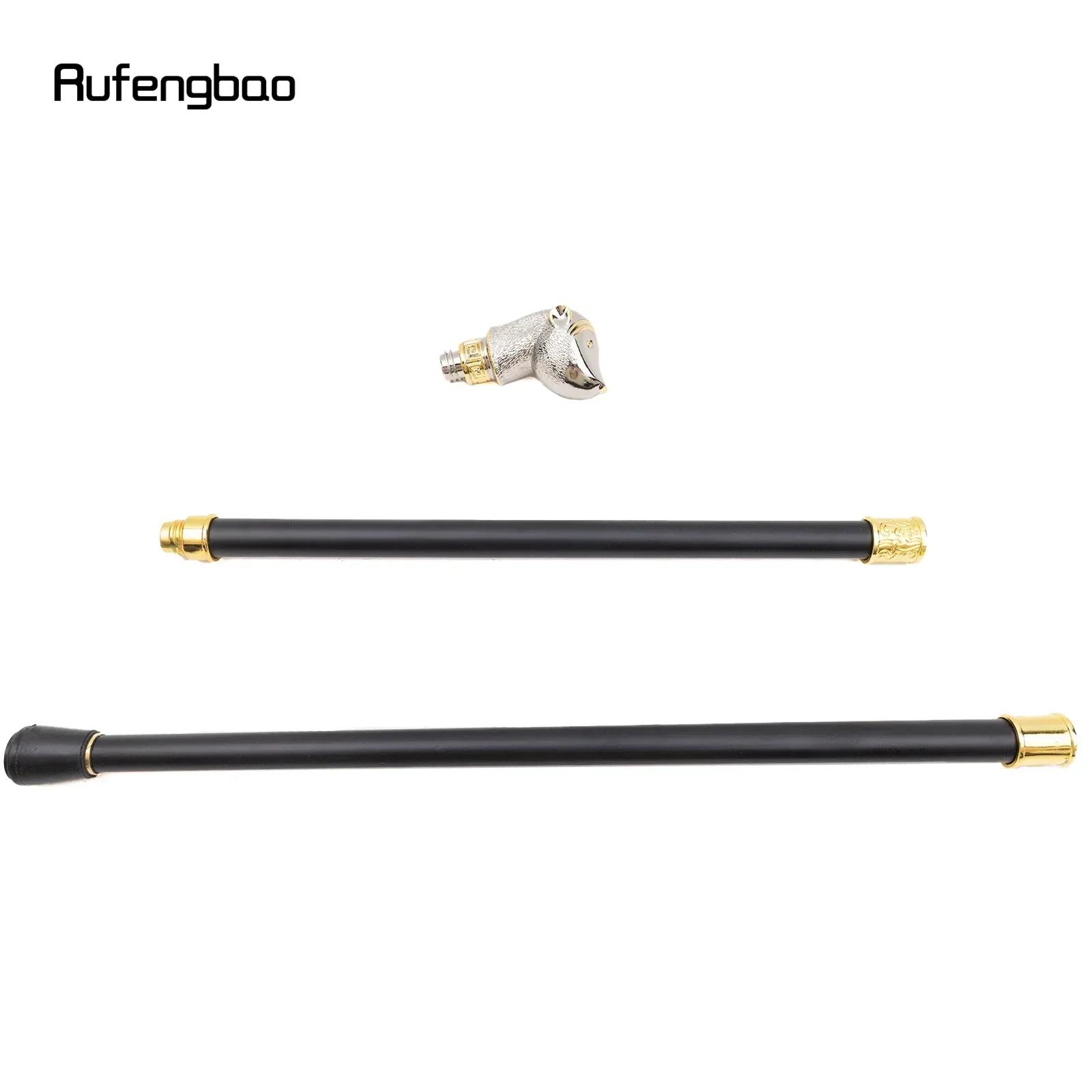 Золотой, белый хомяк, модная трость с морскими животными, декоративная трость для косплея, винтажная вечеринка, модная трость Crosier 92 см