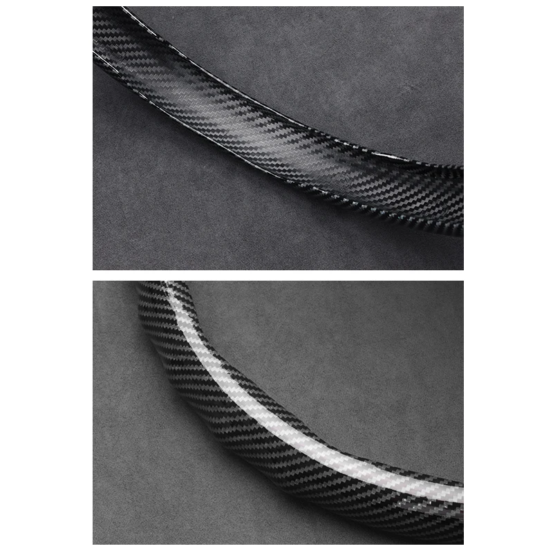 مناسبة لغطاء عجلة القيادة من ألياف الكربون Nio مع حافظة واقية بتصميم موجة سهلة التركيب للموديلات مثل Es8، Et5، Es6، Ec6، Et9، Et7، Ec7، Ep9، Et5T، إلخ