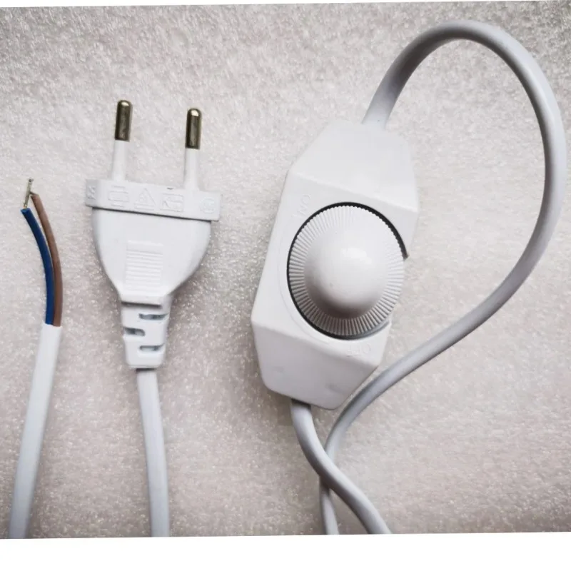 LED Dimmer Switch Cable para Mesa e Lâmpada de Mesa, Controlador Modulador, EU 220V Power Wire, 1.8m