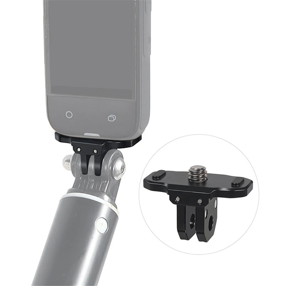 For X4 Gopro13 Aluminum 1/4 Magnetic Base Mount Tripod Adapter Foldable Action Camera Bracket