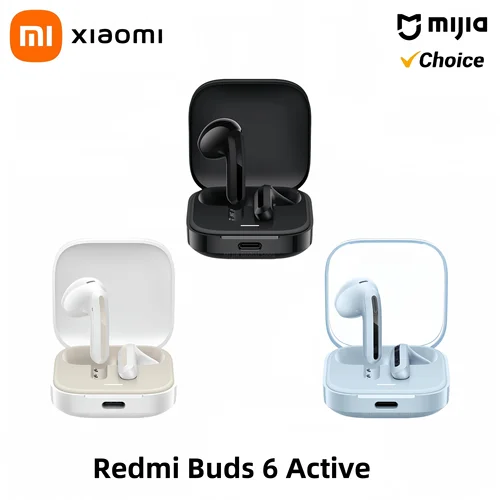 Imagen 2 del producto Nuevo Xiaomi Redmi Buds 6 Active TWS auriculares Bluetooth 30h batería de larga duración 5 modos de sintonización BT 5,4 auriculares inalámbricos