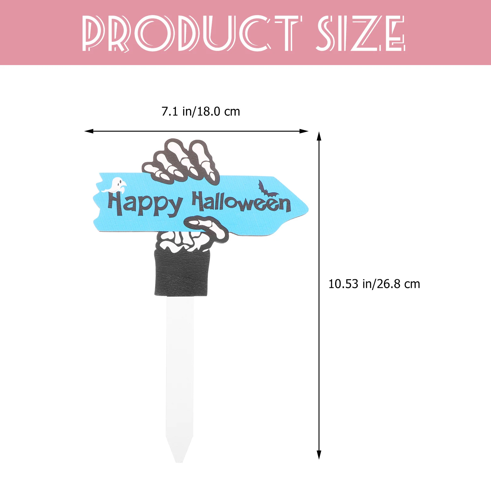 Halloween Garden Sign Outdoor Wood Signs Halloween Yard Decoration Special Design Easy to Use for Horror Scenes