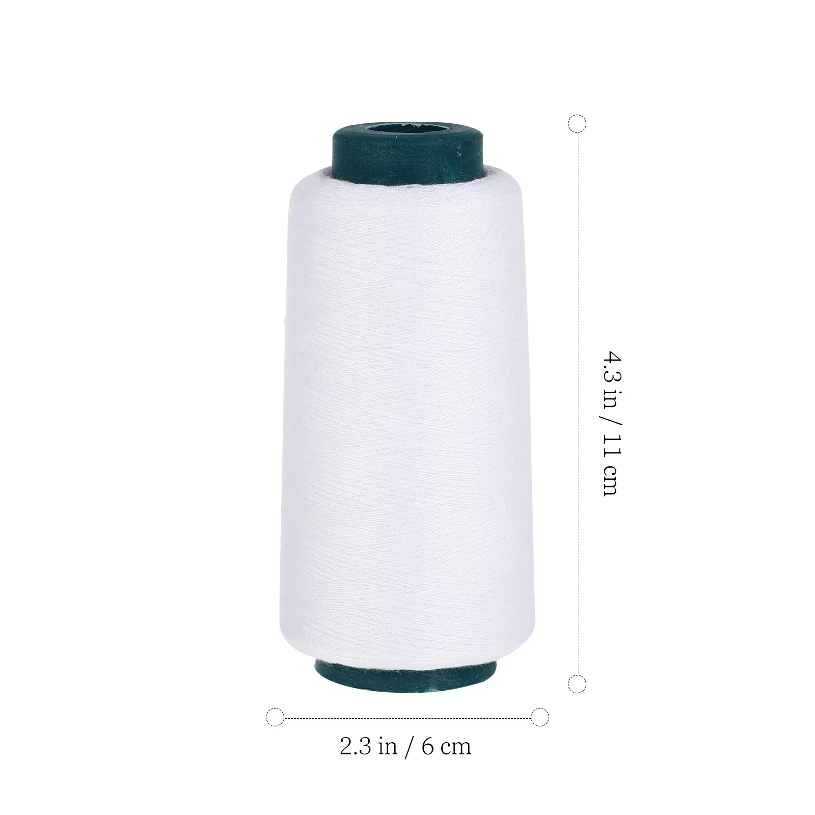 3000 Yards Premium Quality White Sewing Thread Polyester High Strength for Machine Sewing Crafts Home Textiles and Clothing