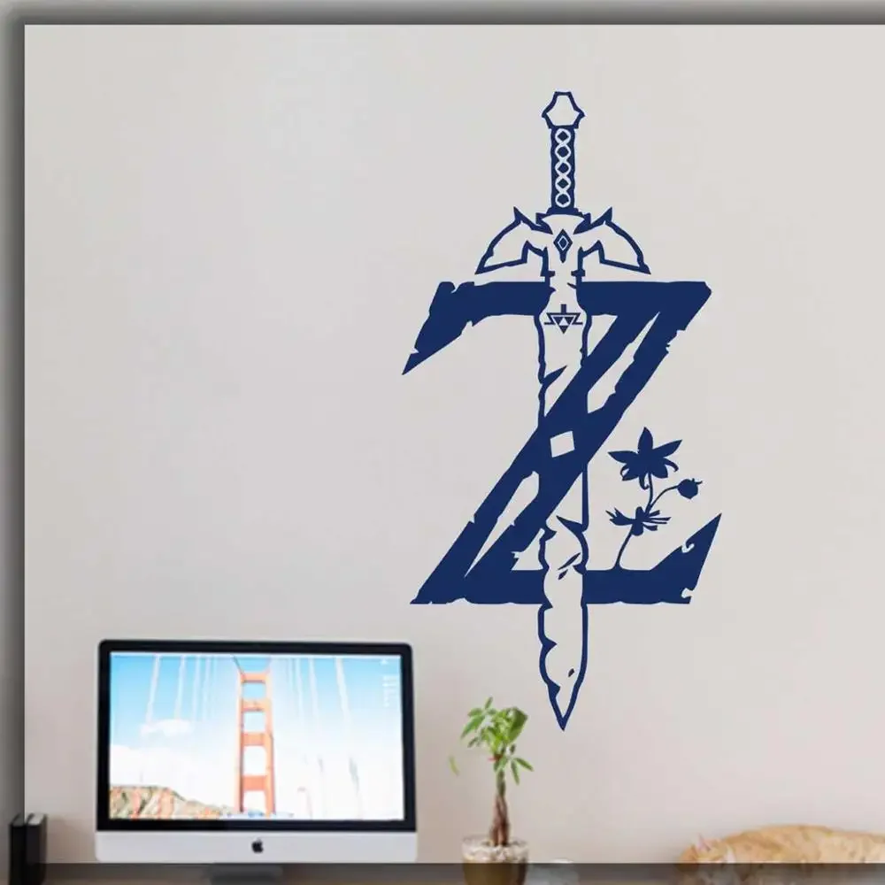 The Legend of  wall decal game gamer room home art decal wall decor video game stickers teens room decor sticker G533