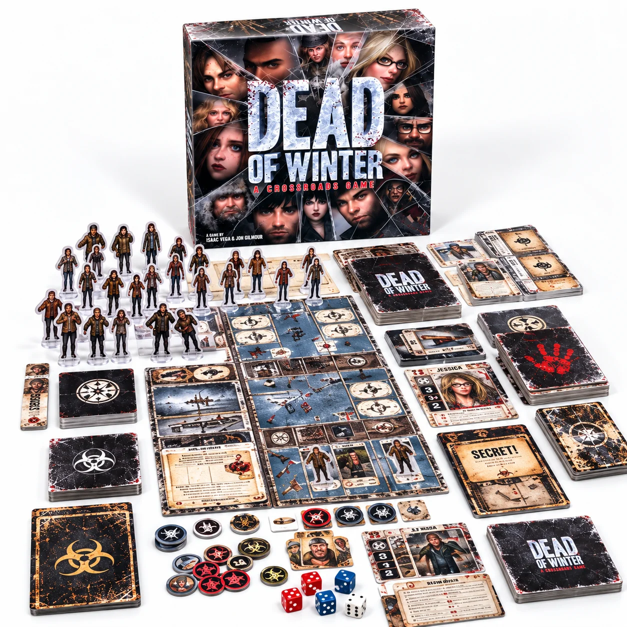 Dead of Winter Board Game Cooperative Survival Strategy Tabletop Card Game Zombie Adventure Party Game for Adults