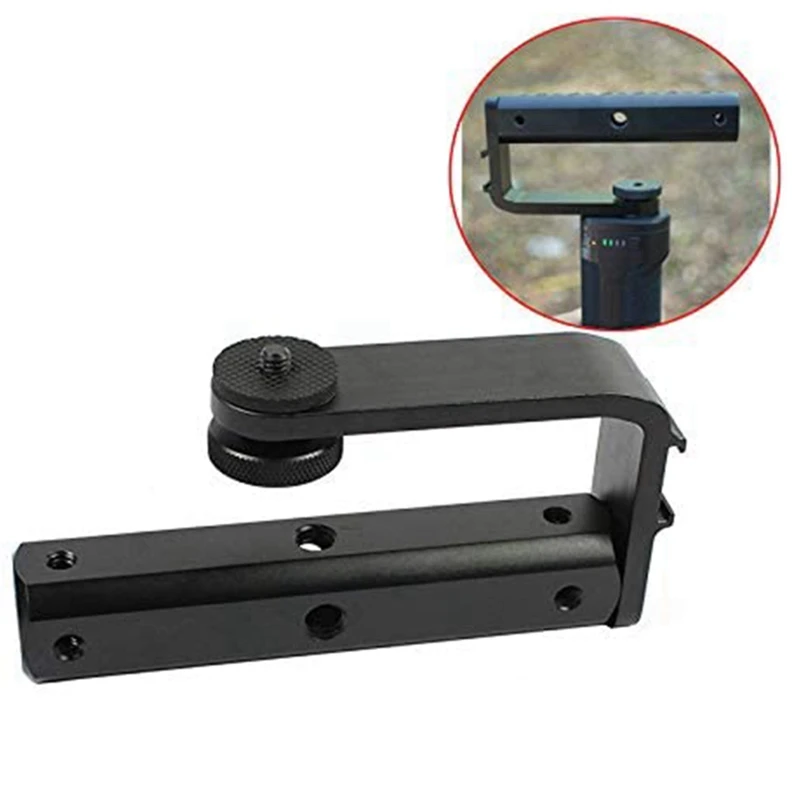 Camera Hot Shoe Top Handle With 1/4Inch 3/8Inch Thread Universal Video Stabilizer