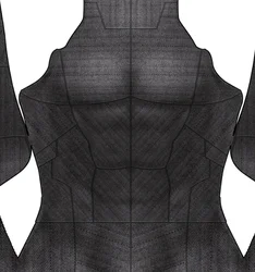 DOJ Cosplay Costumes 3D Print Black Muscle Shading Superhero Zentai Bodysuits Custom Made