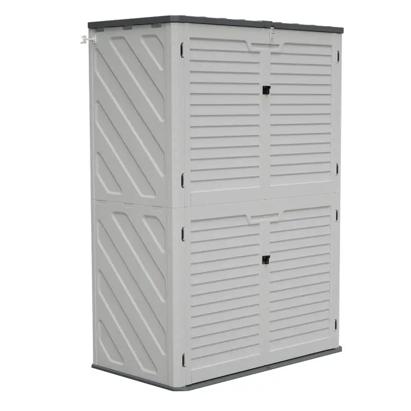 

Durable Weatherproof Resin Garden Storage with Partitions - Spacious UV Resistant Equipment Organizer