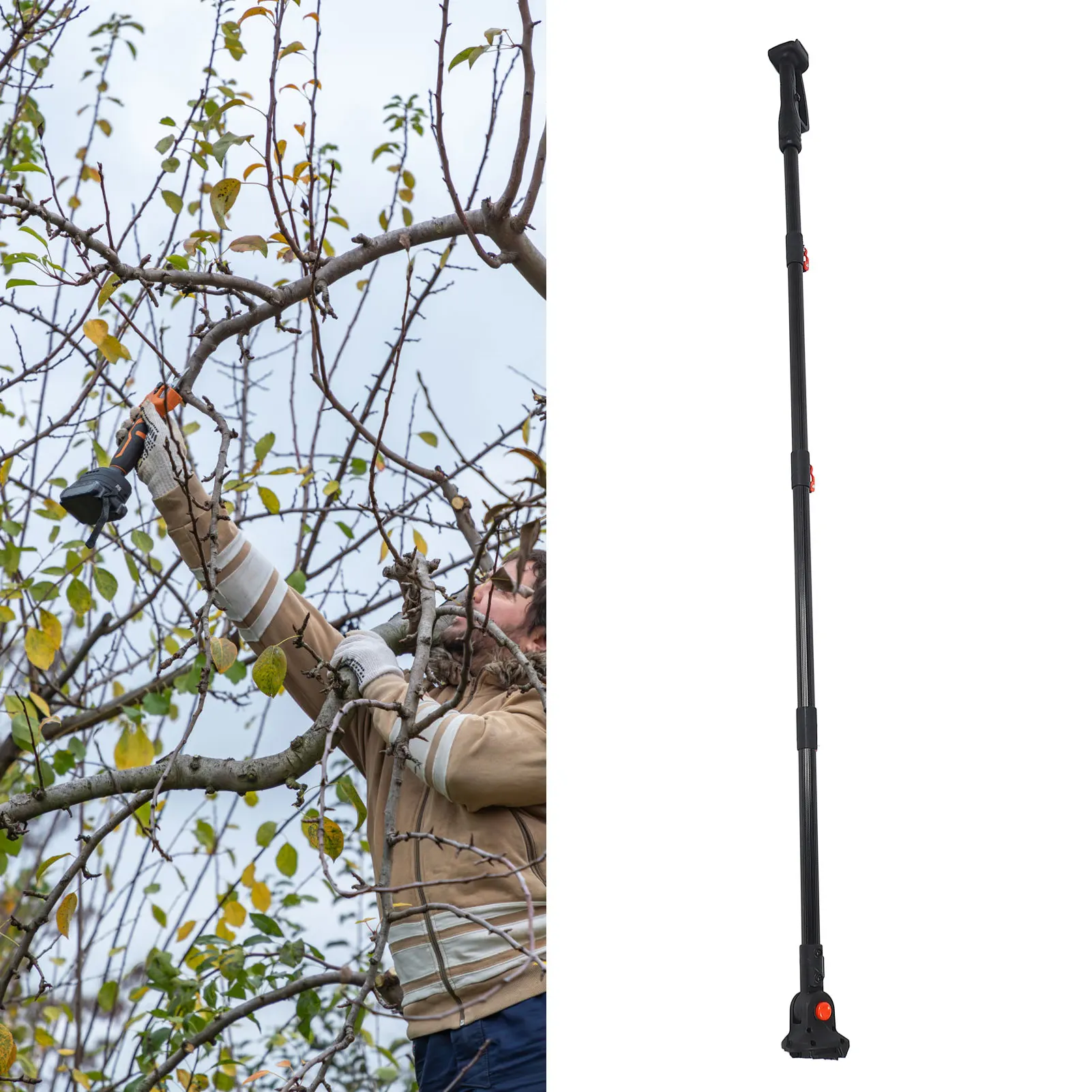 

Удлинитель Аккумуляторные секаторы Бензопила Триммер с высокими ветвями Алюминиевый телескопический столб для BL1820 BL1830 BL1840