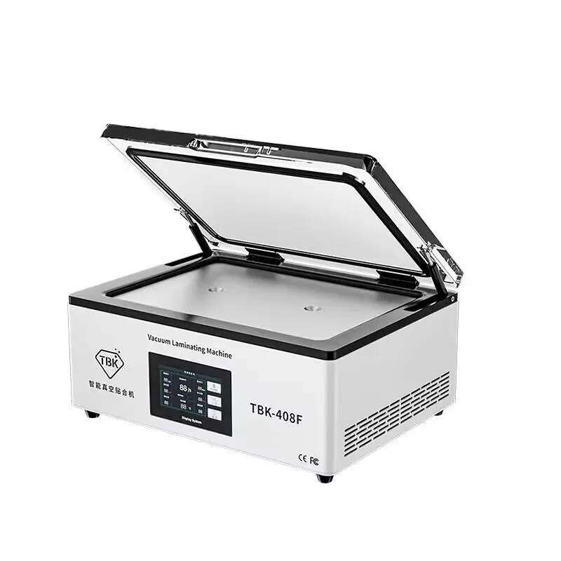 

TBK408F Automatic Laminator Upgrade Refurbish 15inch Curved Straight Screen Mobile Phone Bubble Remover OCA Laminating Machine