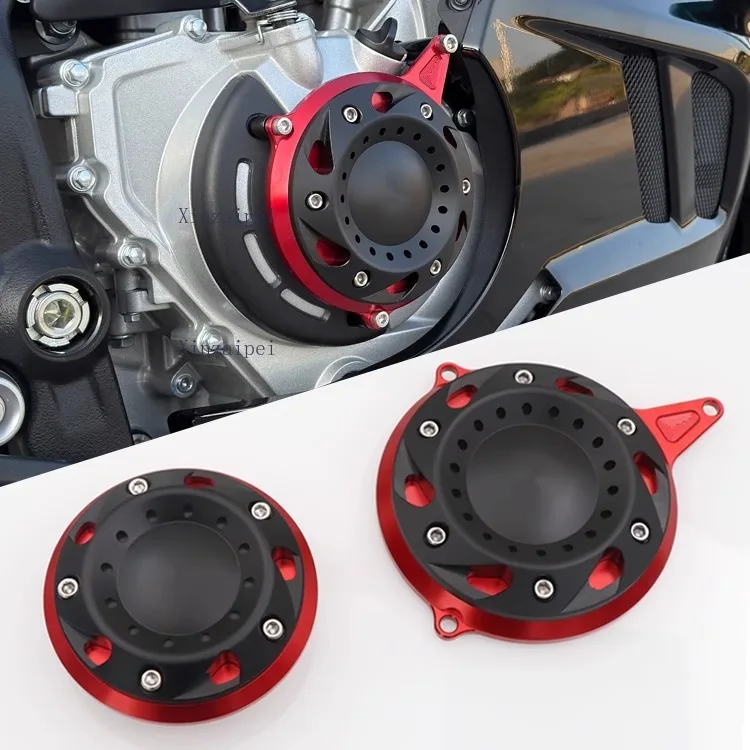 

For CFMOTO 675NK 675SR engine side cover Modified left right protective cover CF650-10-11anti drop protective cover Accessories