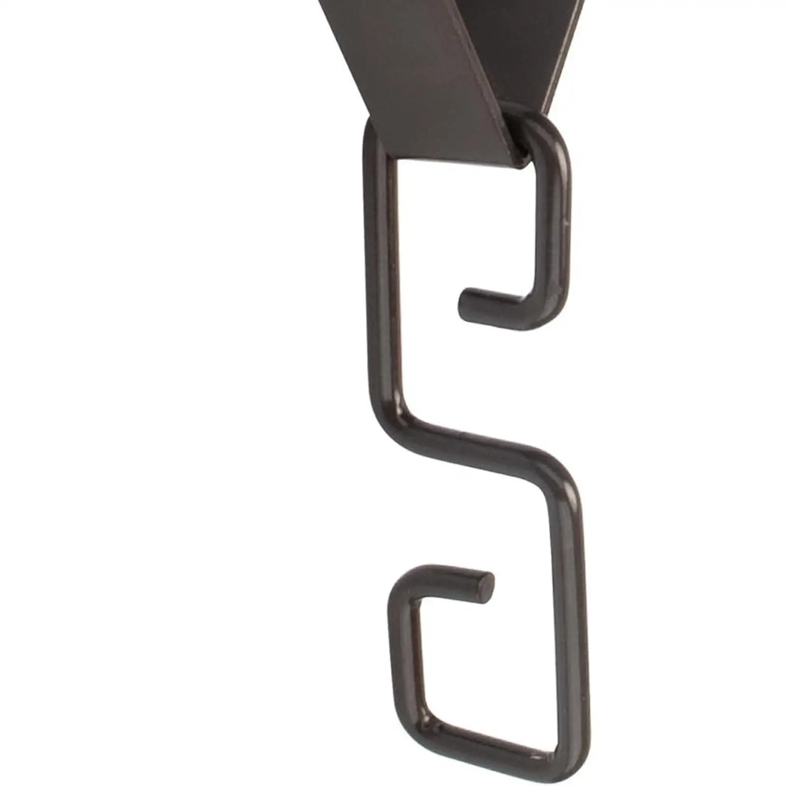 Rain Chain Hook Iron Connector Gutter Adapter Clip V Shaped for Outside Summer Water Flow