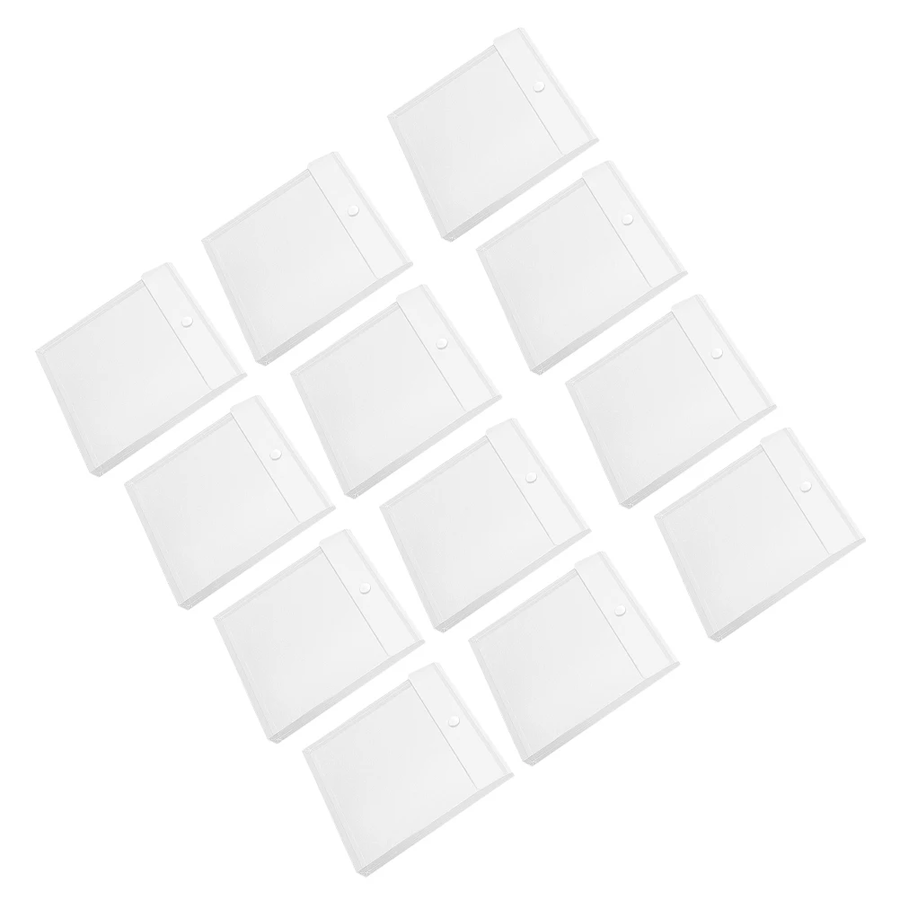 

12pcs Paper Storage Bag Plastic Folders For Documents Craft Holder Pp Die Pockets Scrapbook Organizer Transparent File