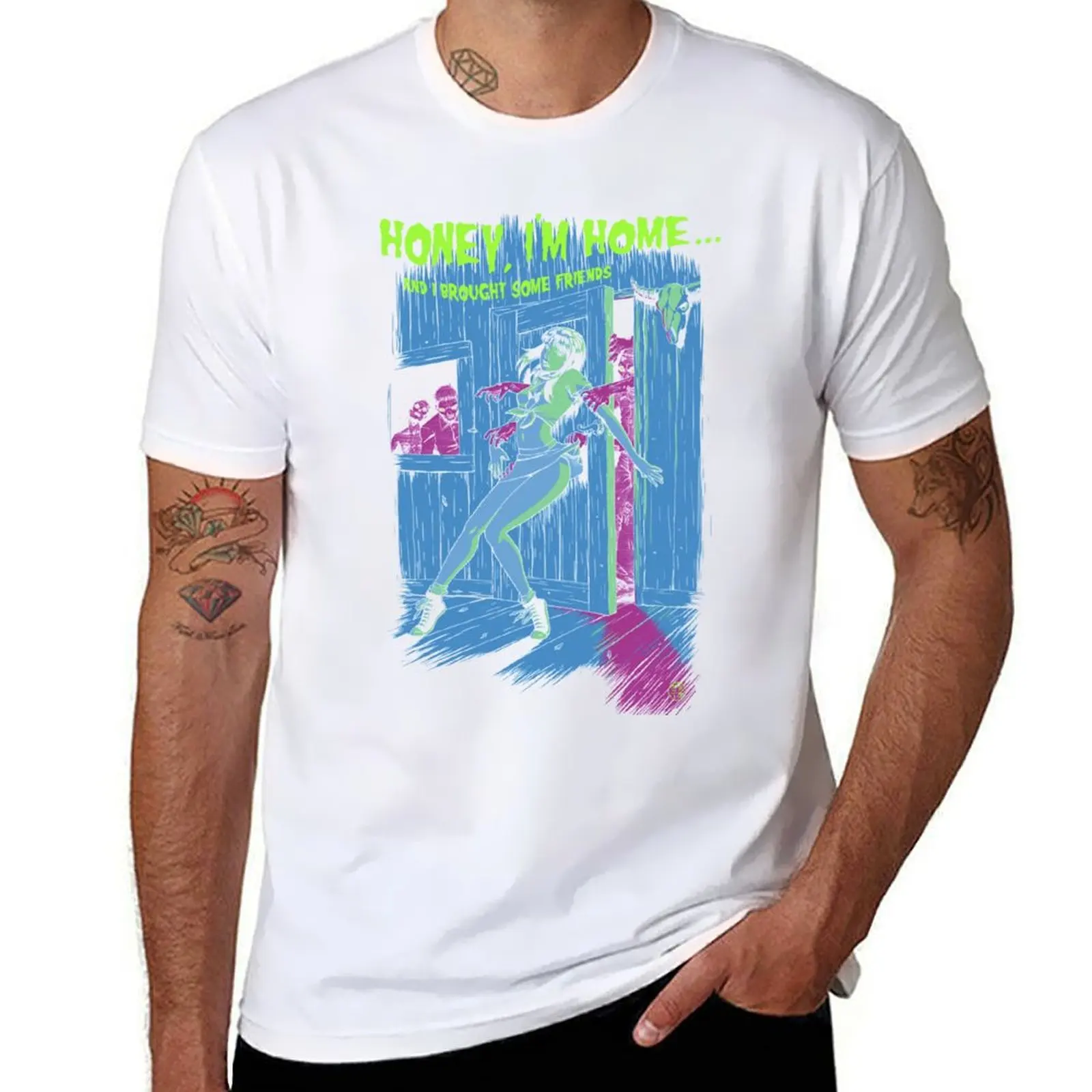 

Zombie Pinup Girl T-Shirt Plus Size Quick Dry Sports Tee