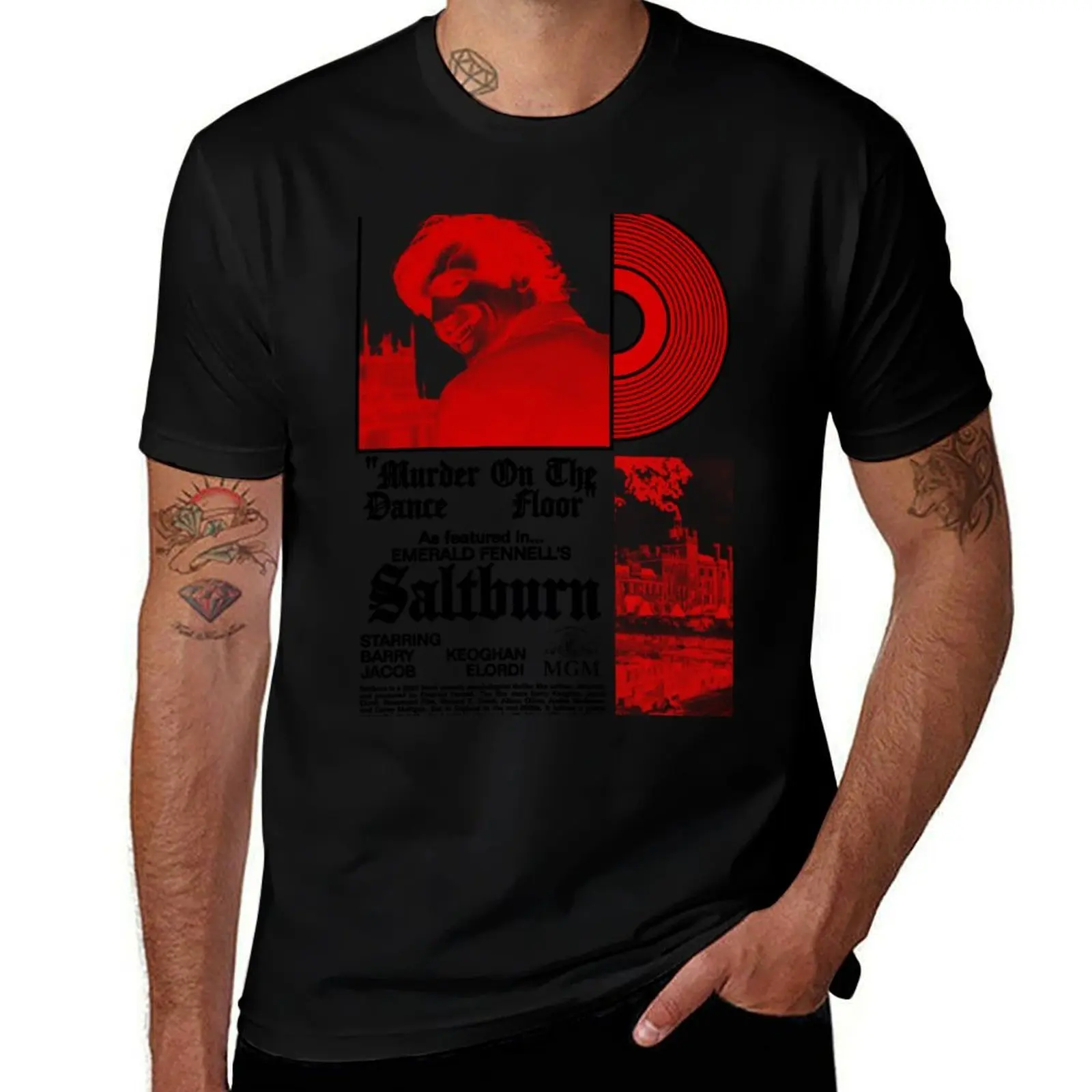 SALTBURN: Murder On The Dance Floor T-Shirt Utility Casual Work T-Shirt