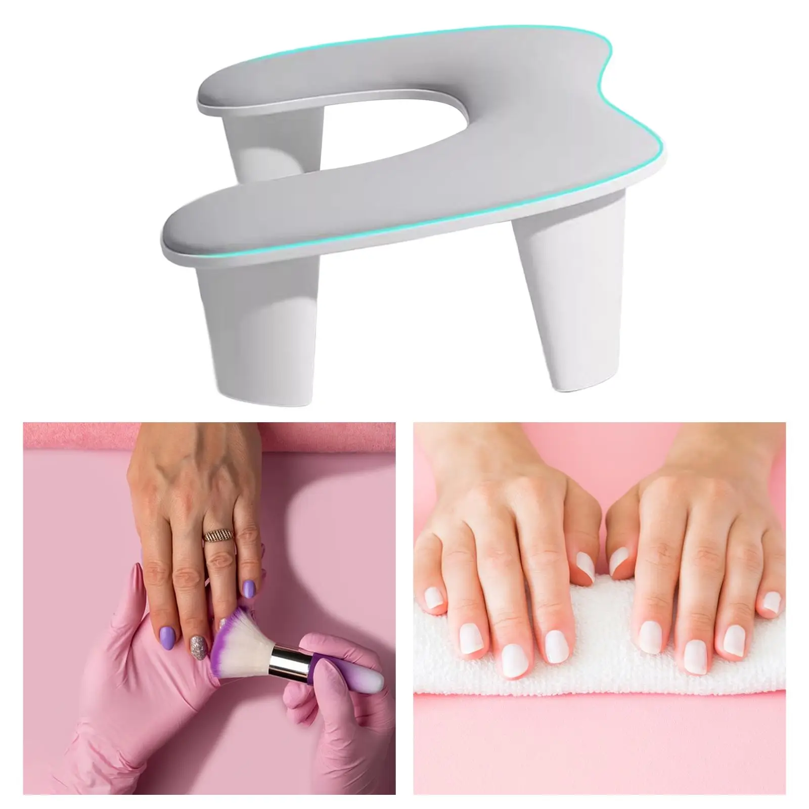 

Nail Pillow Nail Supplies Nail Arm Holder Multiuse Portable Manicure Armrest