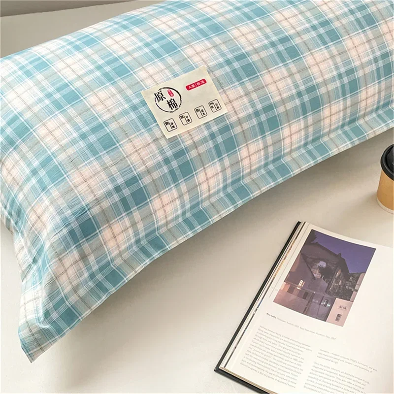 Couple Lover Double PillowCase 120/150/180cm Bedding Long Cushion Plaids Pillowcase Body Pillow Cover Hugging Pillow Case