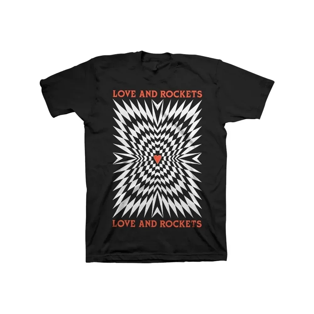 

Love and Rockets Men's Illusory Motion T-Shirt | Officially Licensed Merchandise