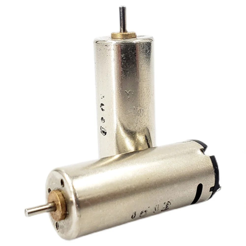 Mini Motor eléctrico de cepillo de carbono N60 redondo, 2 piezas, DC1.5V, 3V, 11000RPM, 1230, alta velocidad para juguetes de Hobby, accesorios para modelos