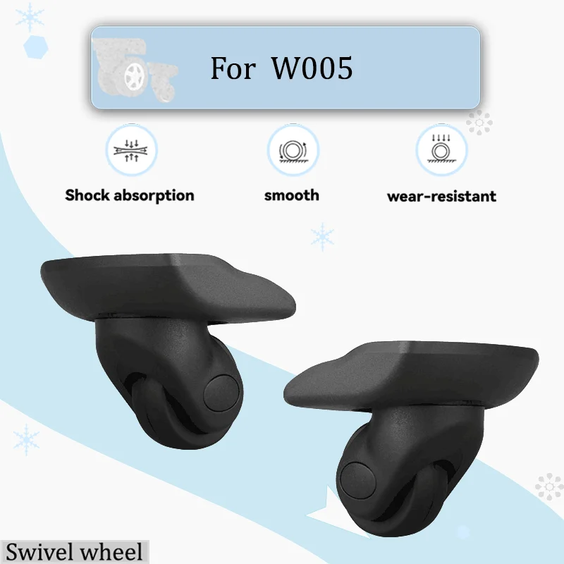 

For W005 Luggage Upgrade Wheel Set — Wear-Resistant, Silent Material Rolls Smoothly Like Butter Noise-Free Operation Crafted