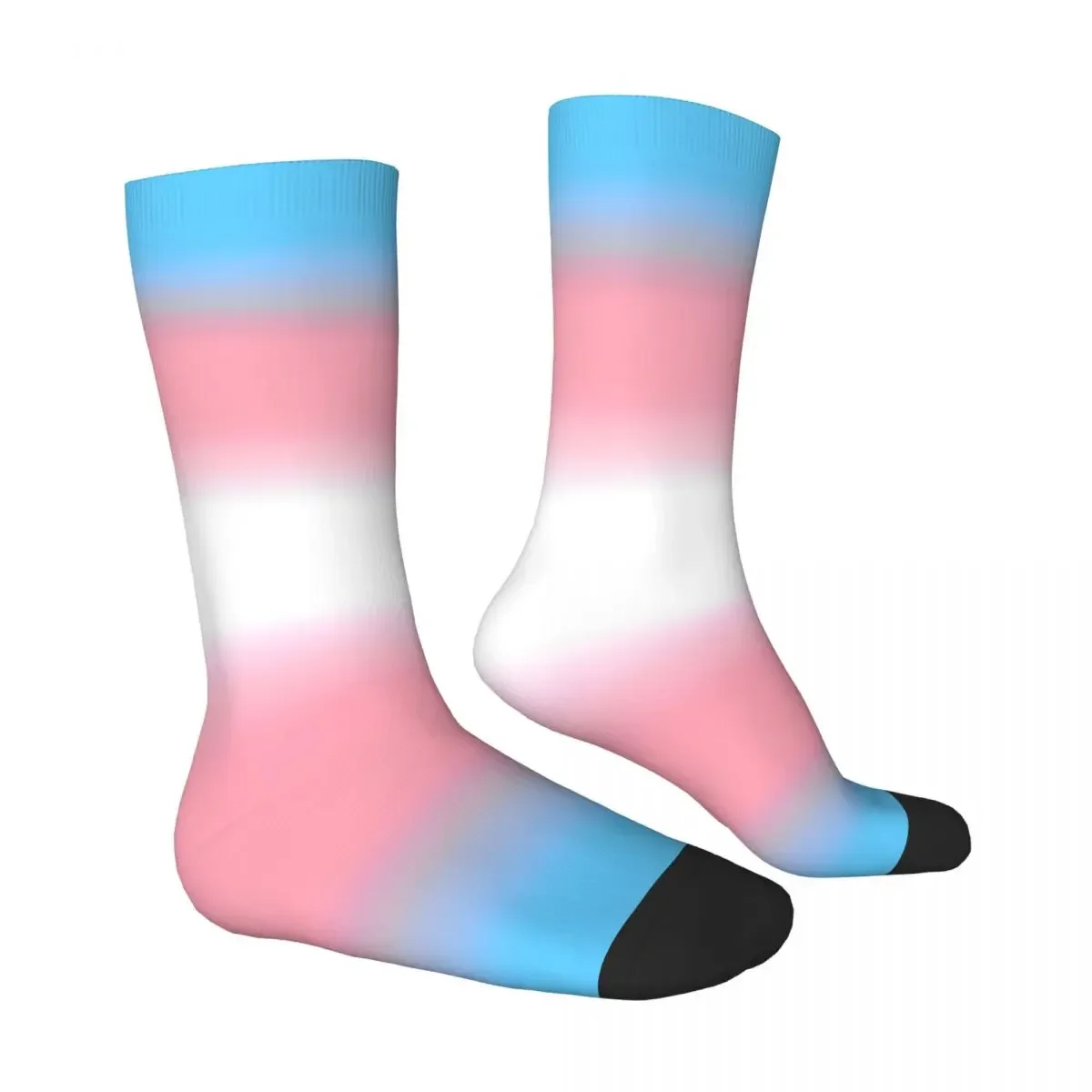 TRANSGENDER GRADIENT FLAG Stockings Couple Socks High Quality Fashion Socks Winter Cycling Anti Skid Graphic Socks Gift Idea