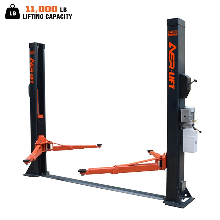 

11000 Lb 12000 Lb 15000 Lb 2 Post Car Lift Double Cylinder Hydraulic Lift Two Post Design