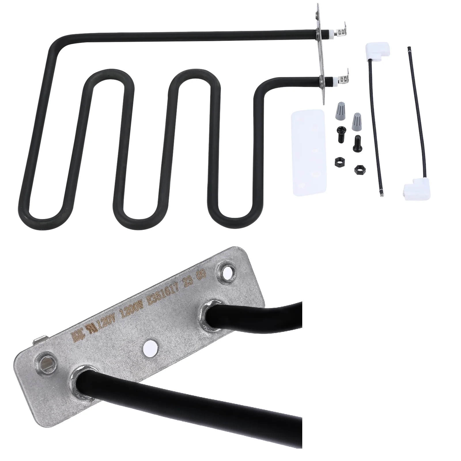 1Set 1200WSmoker Heating Element Kit Replacement Part 9907090039 for Masterbuilt 40-inch 20070211 Digital Electric Smokers
