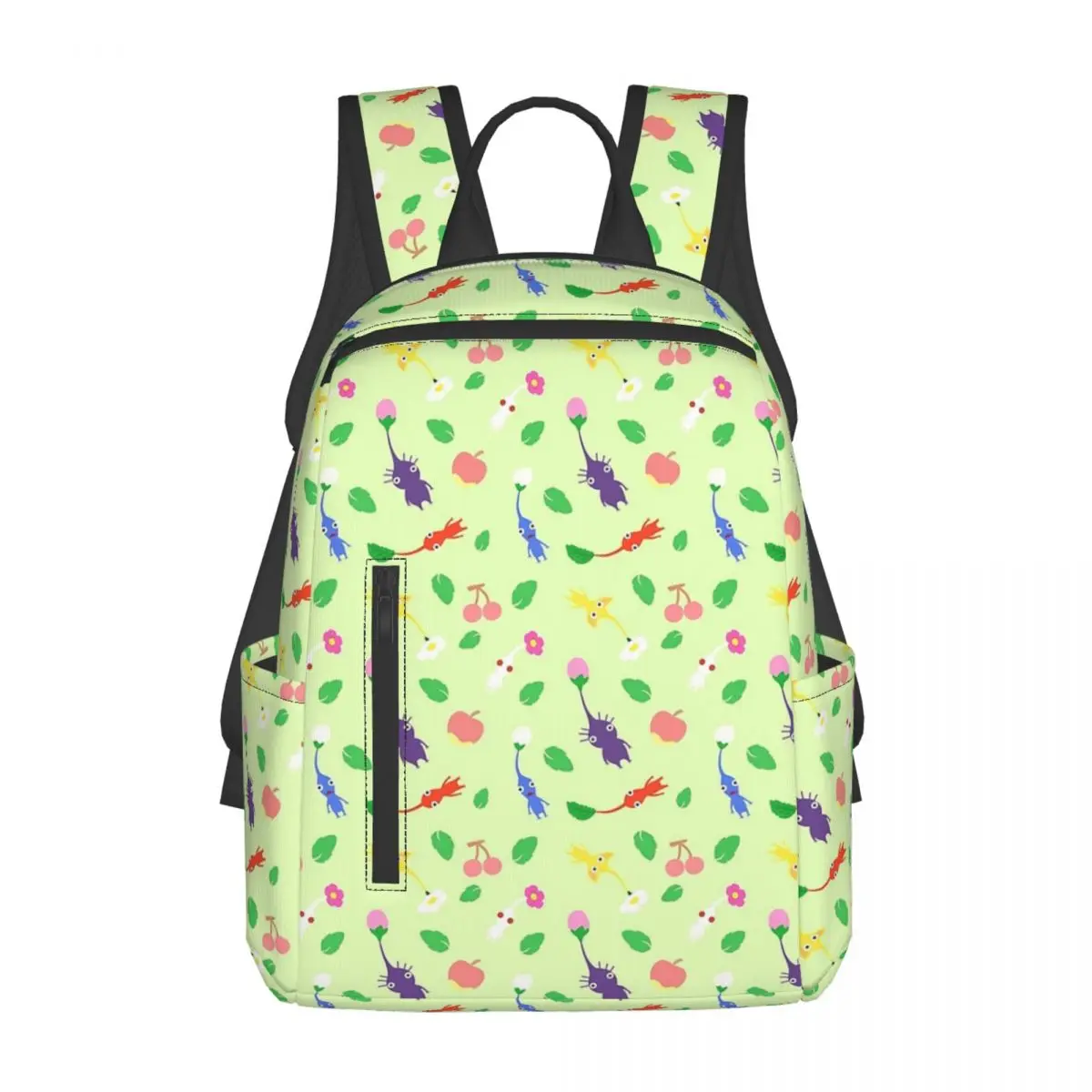 ピクミン-バックパック-デイパック-大容量-子供用ブックバッグ-スクールバッグ-ショルダーバッグ-メンズ-レディース