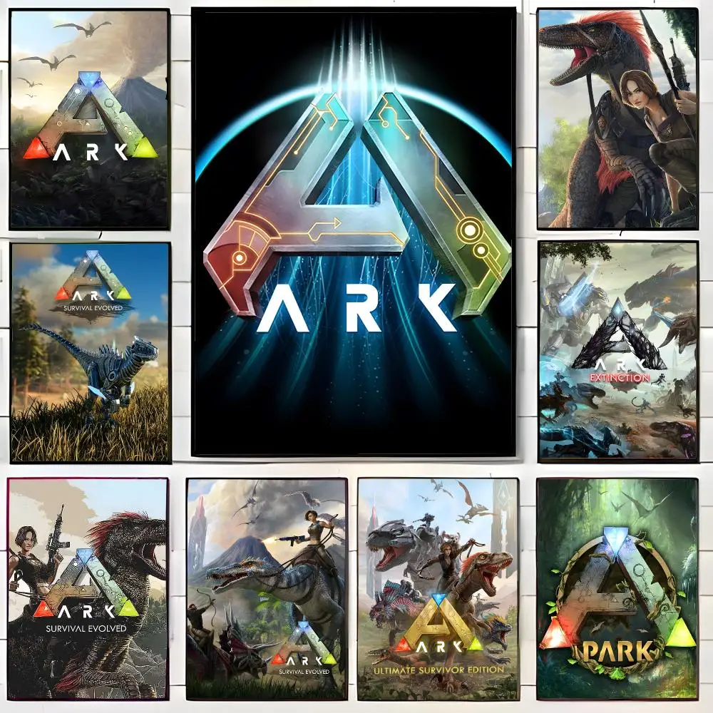 Survival Game A-Ark Survival Evolved Poster Wall Art Print Decorative Mural Home Decor Gift Unframed
