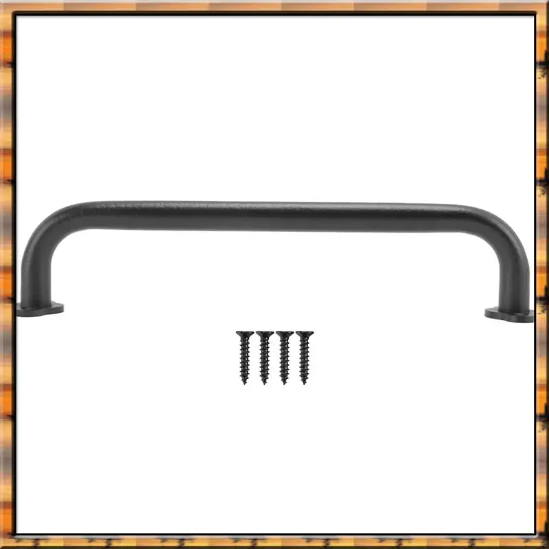 

2025 ! 10-дюймовый металлический настенный поручень для промышленной трубы — ручка для дверцы сарая из трубы, перила для лестничных ступеней, внутри и снаружи