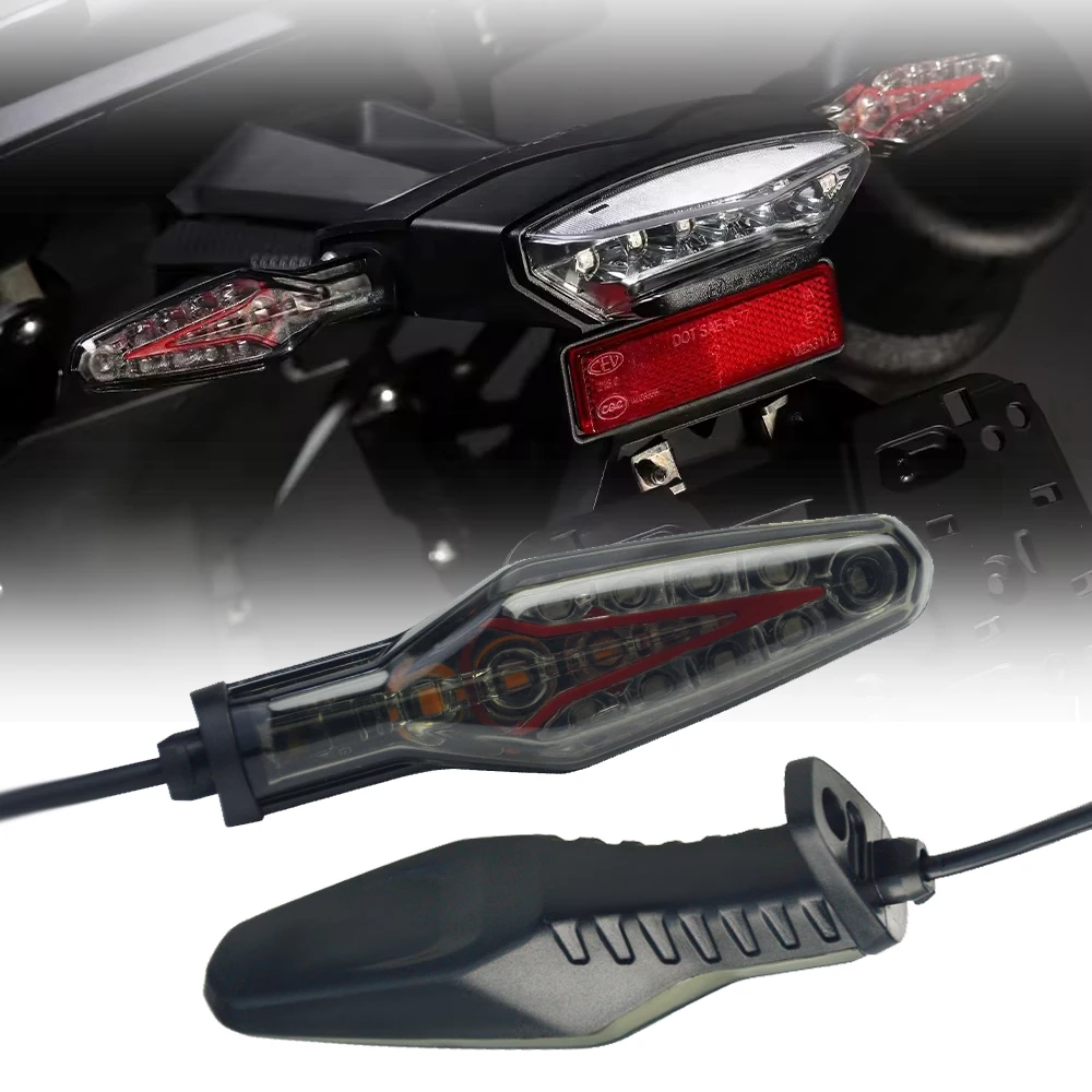 Motorcycle LED Turn Signal Rear Brake Tail Light Flashing Lamp For BMW R1250GS ADV M1000RR S1000RR S1000XR S1000R F900GS R1300GS