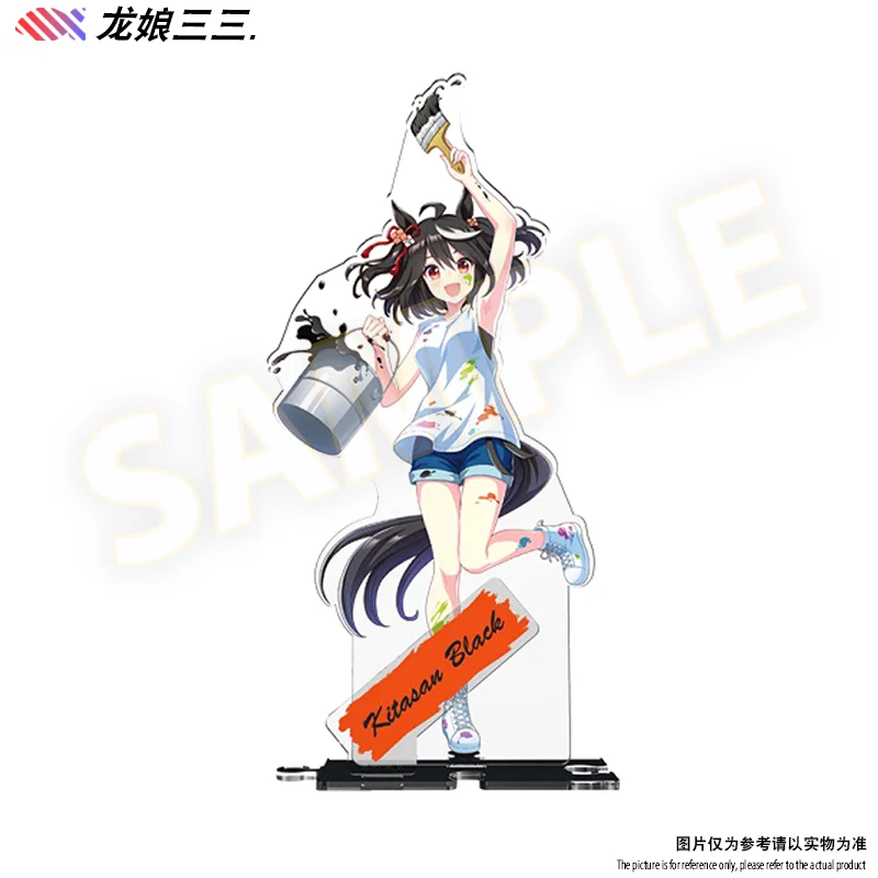 شارة أكريليك من أوماسوم-أنيمي لديكور المكتب ، ديربي جميل ، توكاي تيو ، كيتاسان ، دش الأرز الأسود ، زخرفة نموذجية ، هدية ،!