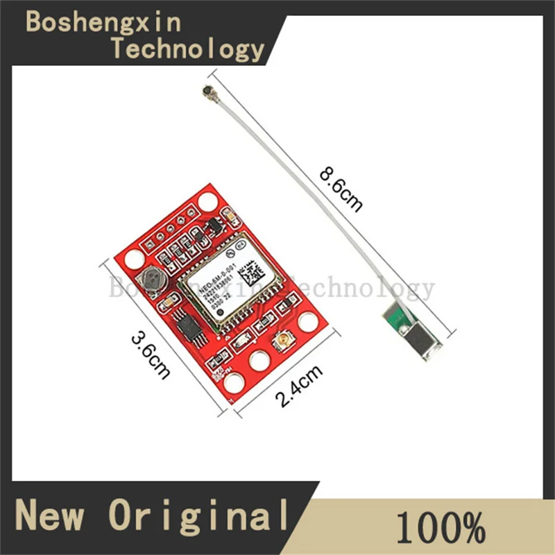 

1Pcs Red Board GY-NEO6MV2 Flight Control GPS Module 2.5 Flight Control NEO-6M