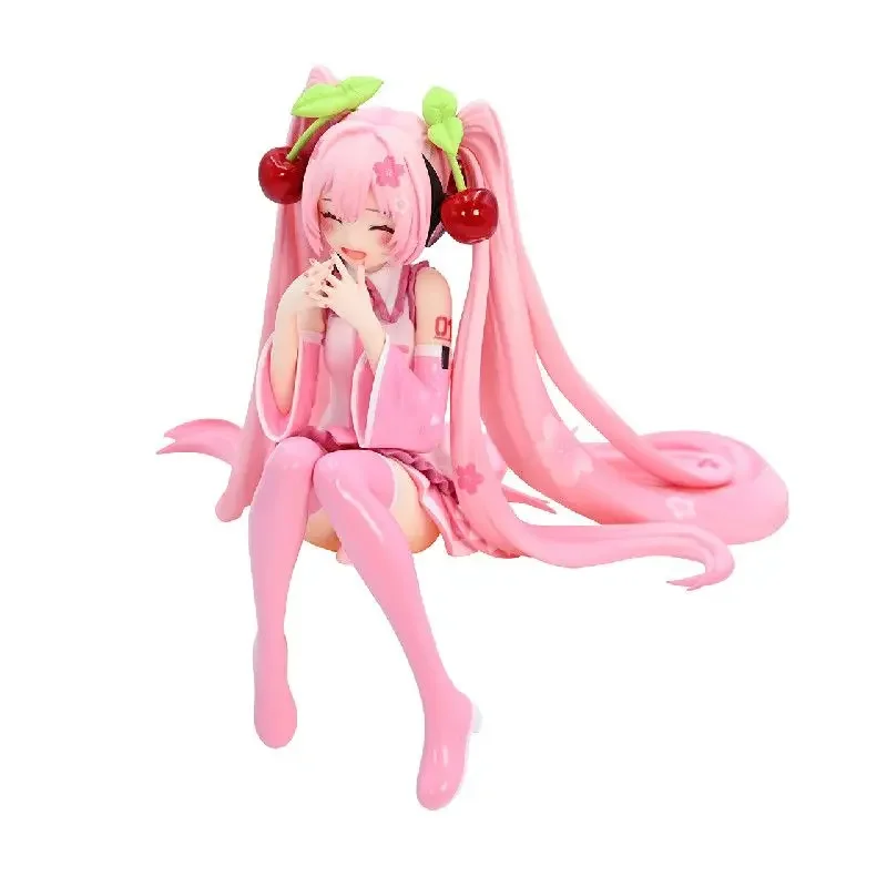 Hatsune Miku lief en schattig creatief anime-figuurmodel modieus en veelzijdig nieuwe desktopdecoratie ornamenten vakantiecadeau