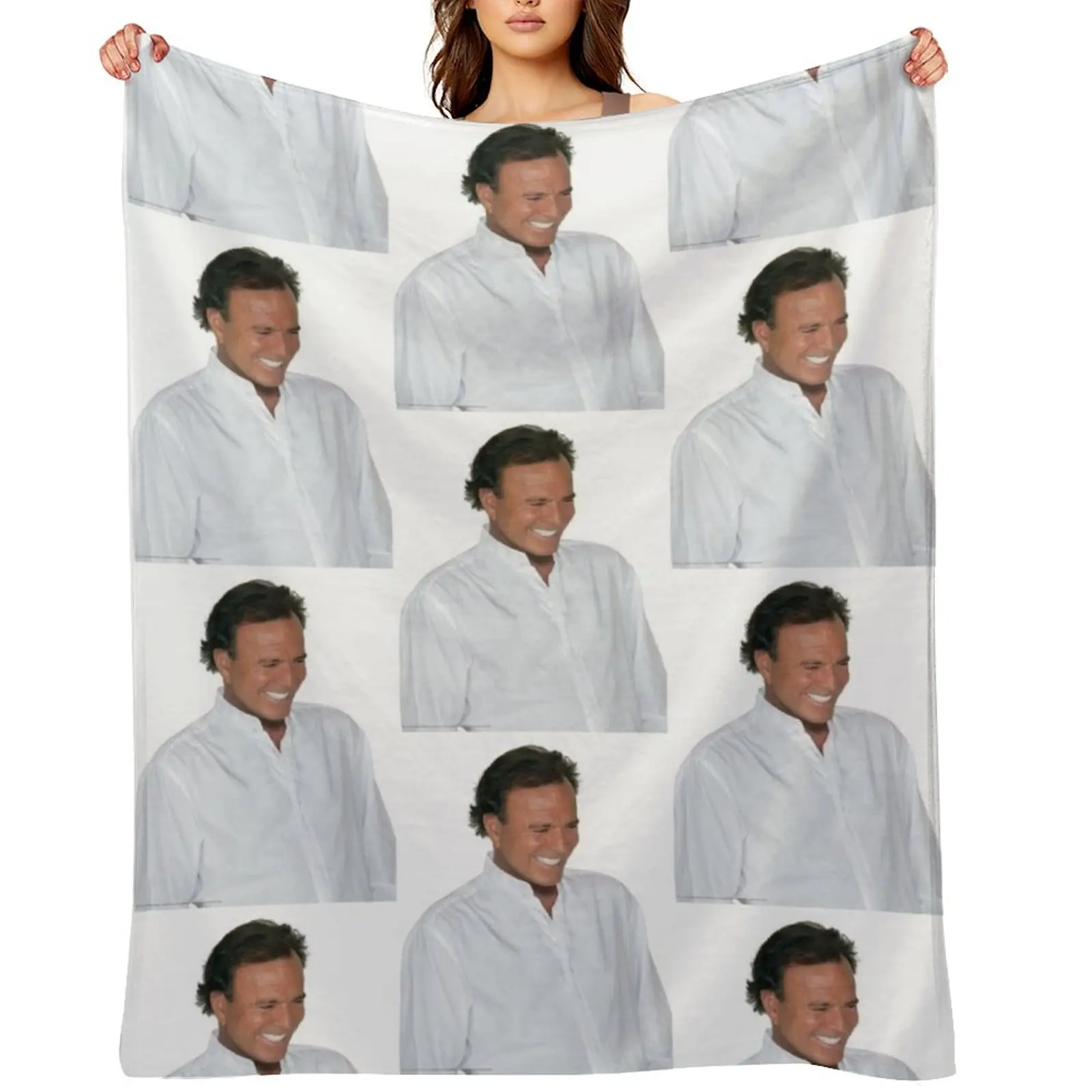 JULIO IGLESIAS T-SHIRT Throw Blanket funny gift Luxury Weighted Bed covers Blankets