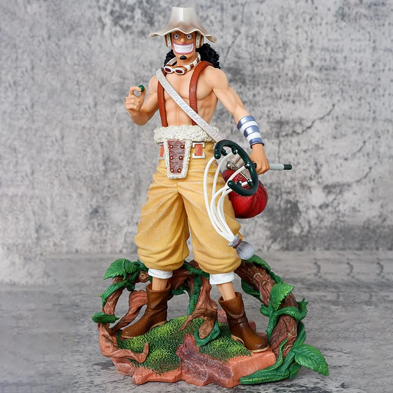 

One Piece Usopp Action Figure Manga Figurine One Pieces Figuras 25cm GK Statue Model Doll Anime Peripheral Toys Gift for Kids