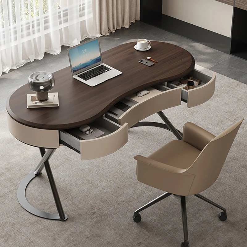 Vanity Study Computer Desks Office Gaming Boss Storage Writing Desk Executive School Table Pour Ordinateur Home Furniture