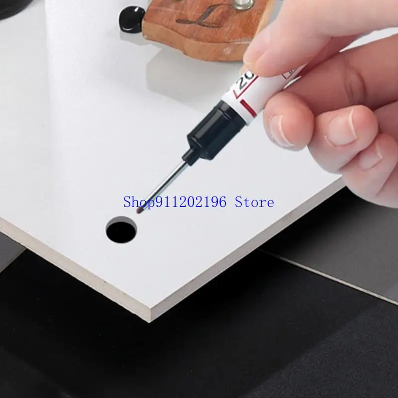 

P82A 10 шт. Маркер на масляной основе 20 мм Маркер Маркер с глубокими отверстиями Маркер с длинным наконечником Быстросохнущий