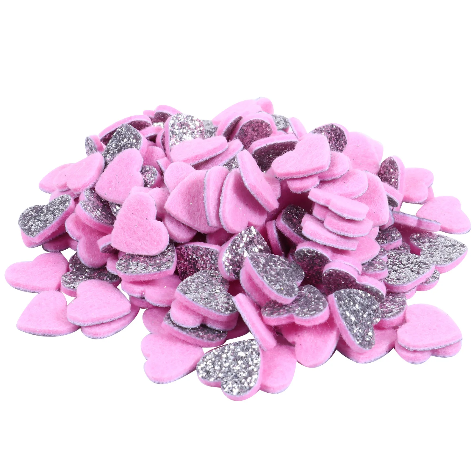 

200 pcs Flash Powder Patches Shiny Heart Sequins For Diy Jewelry Clothes Decoration Craft Supplies Decorative Accessories
